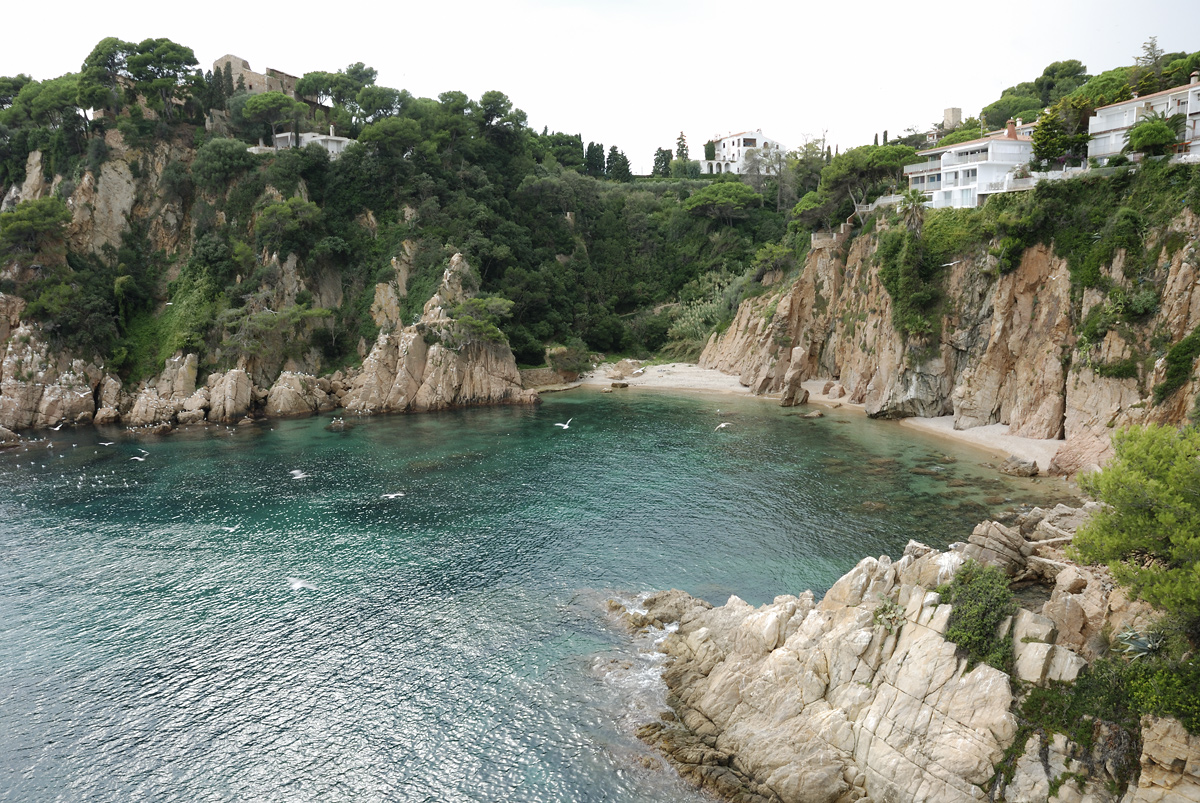 Cala sa Forcanera, al peu del Jardí Botànic Marimurtra, Blanes (Selva) - Lite, CC BY-SA 3.0, via Wikimedia Commons.