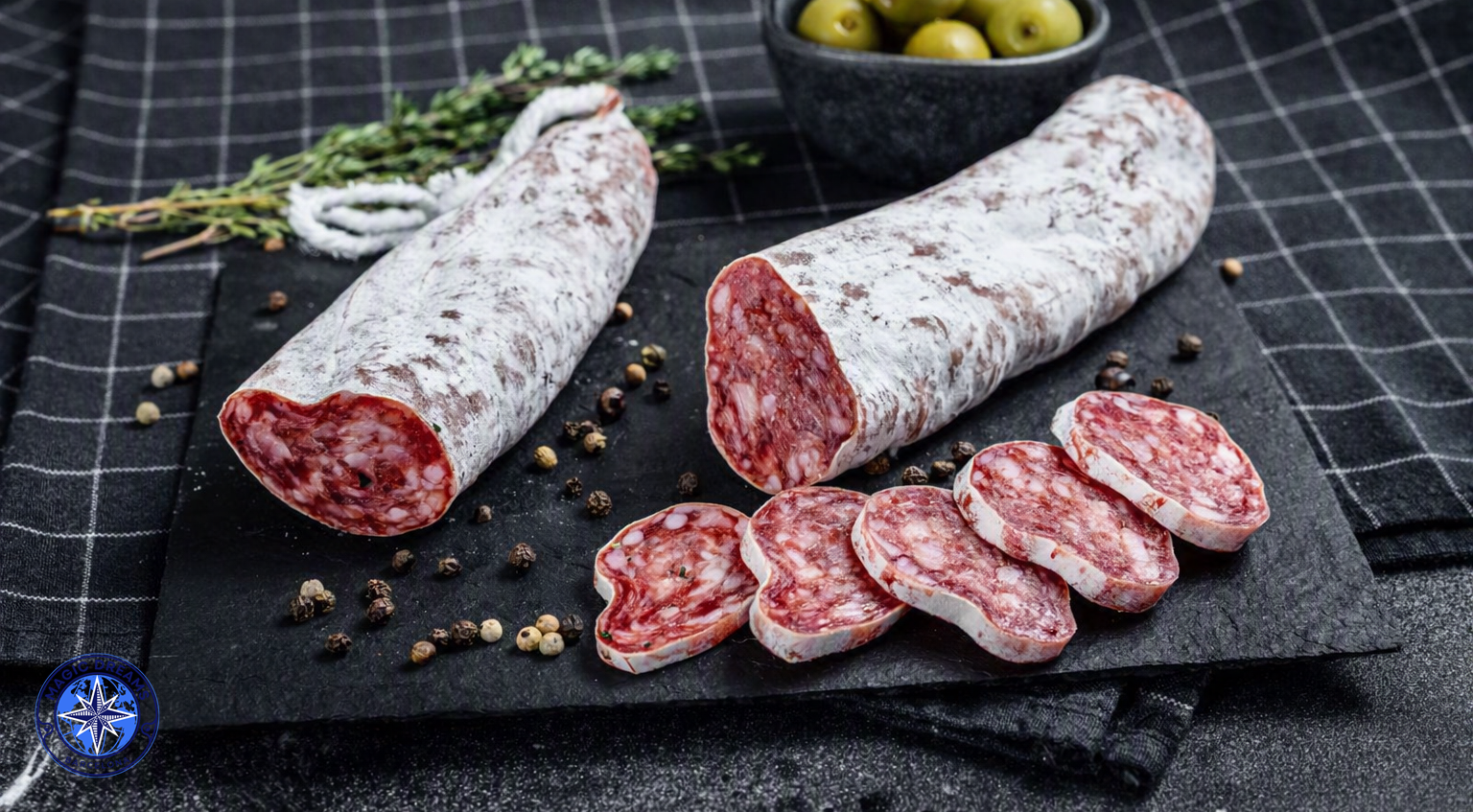 Traditional Catalan Fuet.