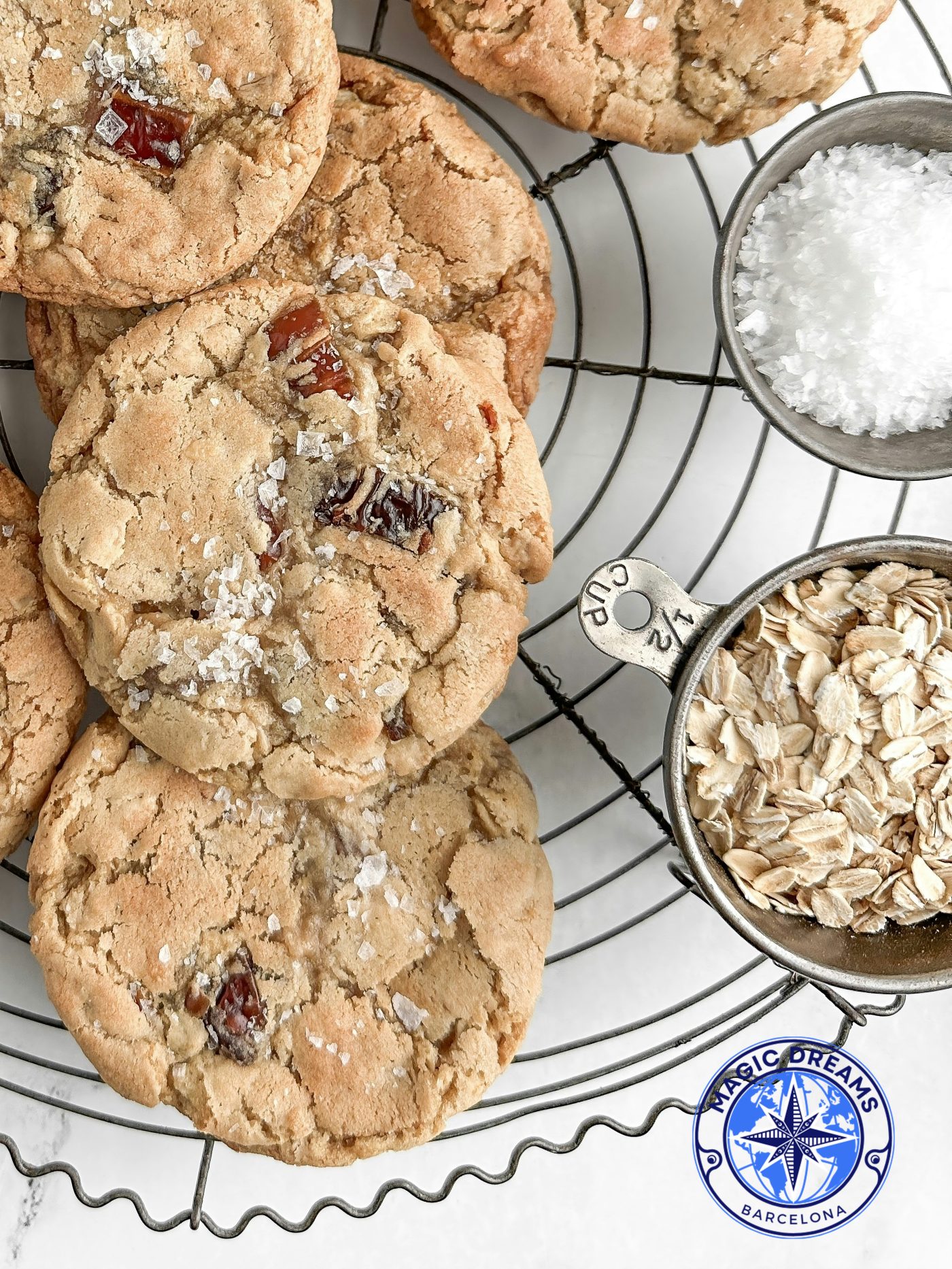 Galletas Gourmet de Avena, Pasas y Arándanos Rojos.