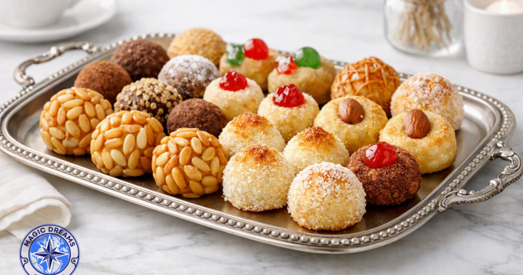 Traditional Catalan Panellets.