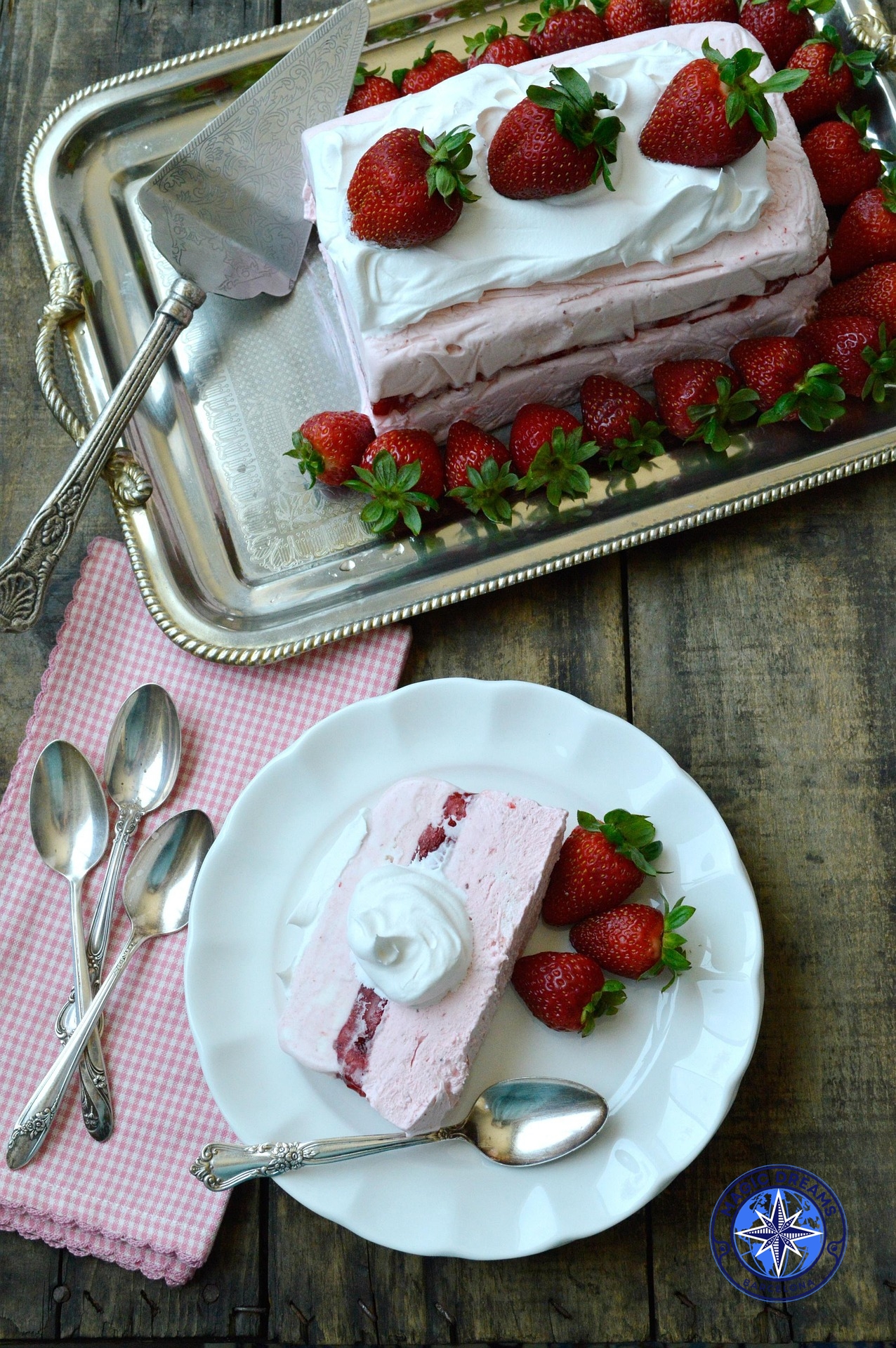 Strawberry Semifreddo.