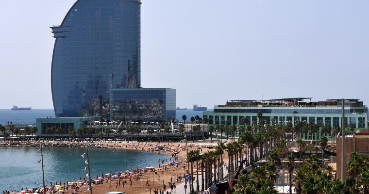 San Sebastián Beach: Barcelona’s Most Historic Corner of Barceloneta.