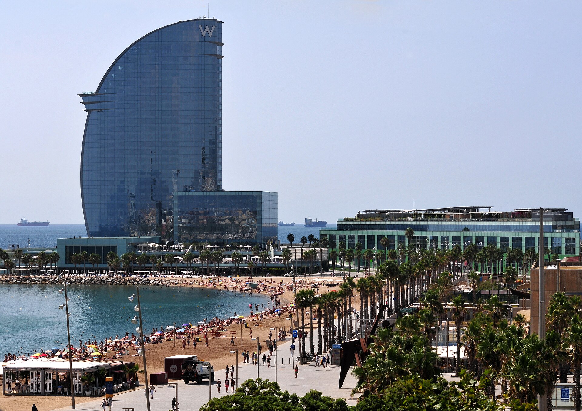San Sebastián Beach: Barcelona’s Most Historic Corner of Barceloneta.