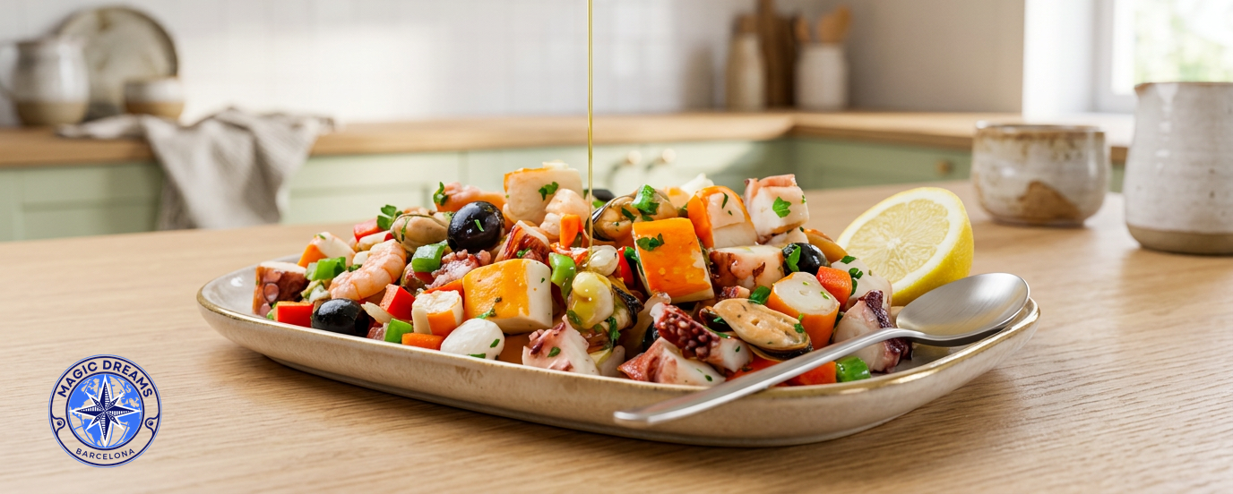Premium Gourmet Spanish Seafood Salpicon.