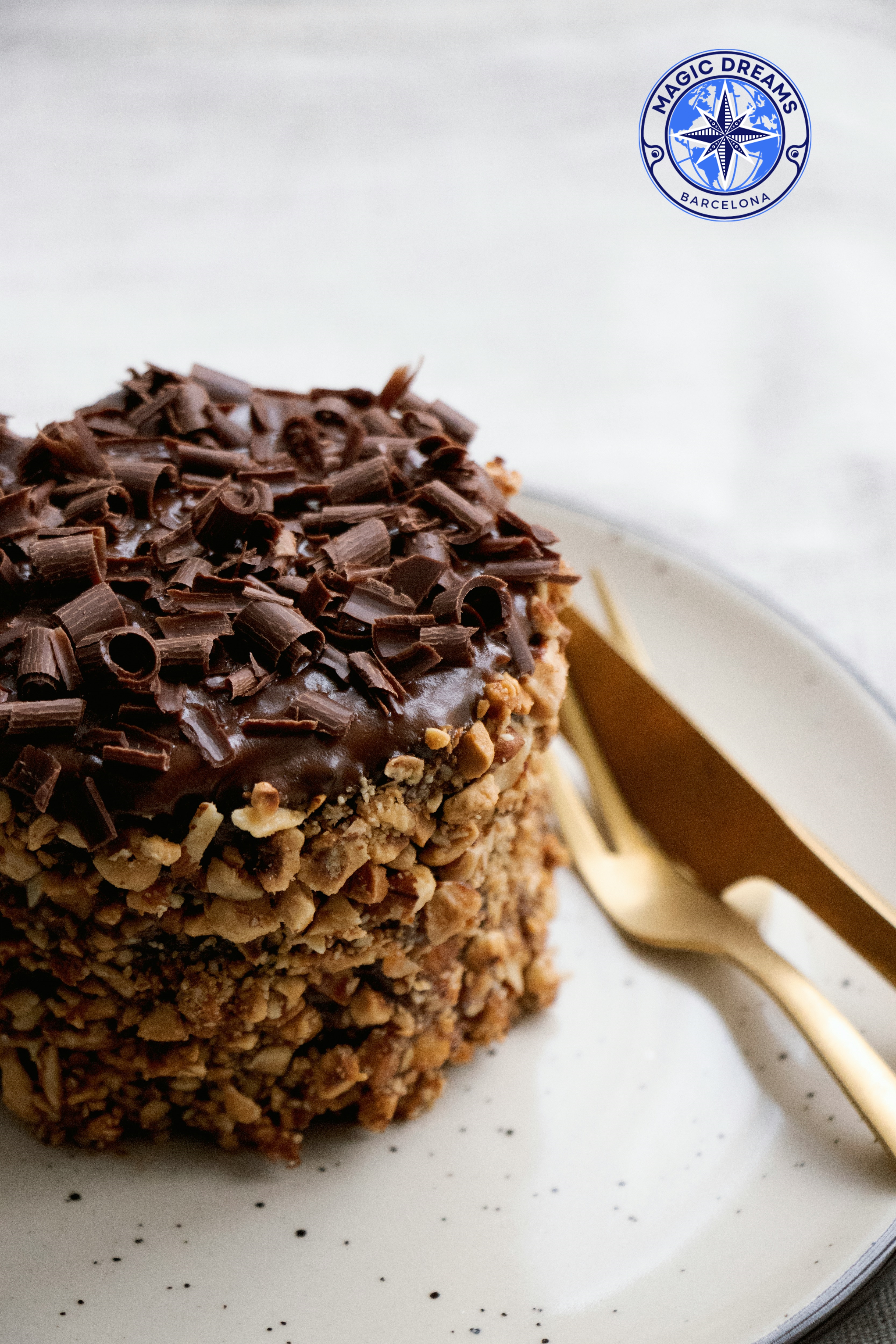 Petit Gâteau Premium de Chocolate, Avellana y Crocanti de Nueces.