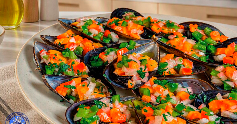 Mejillones a la Vinagreta | Receta Tradicional con Acabado Gourmet.