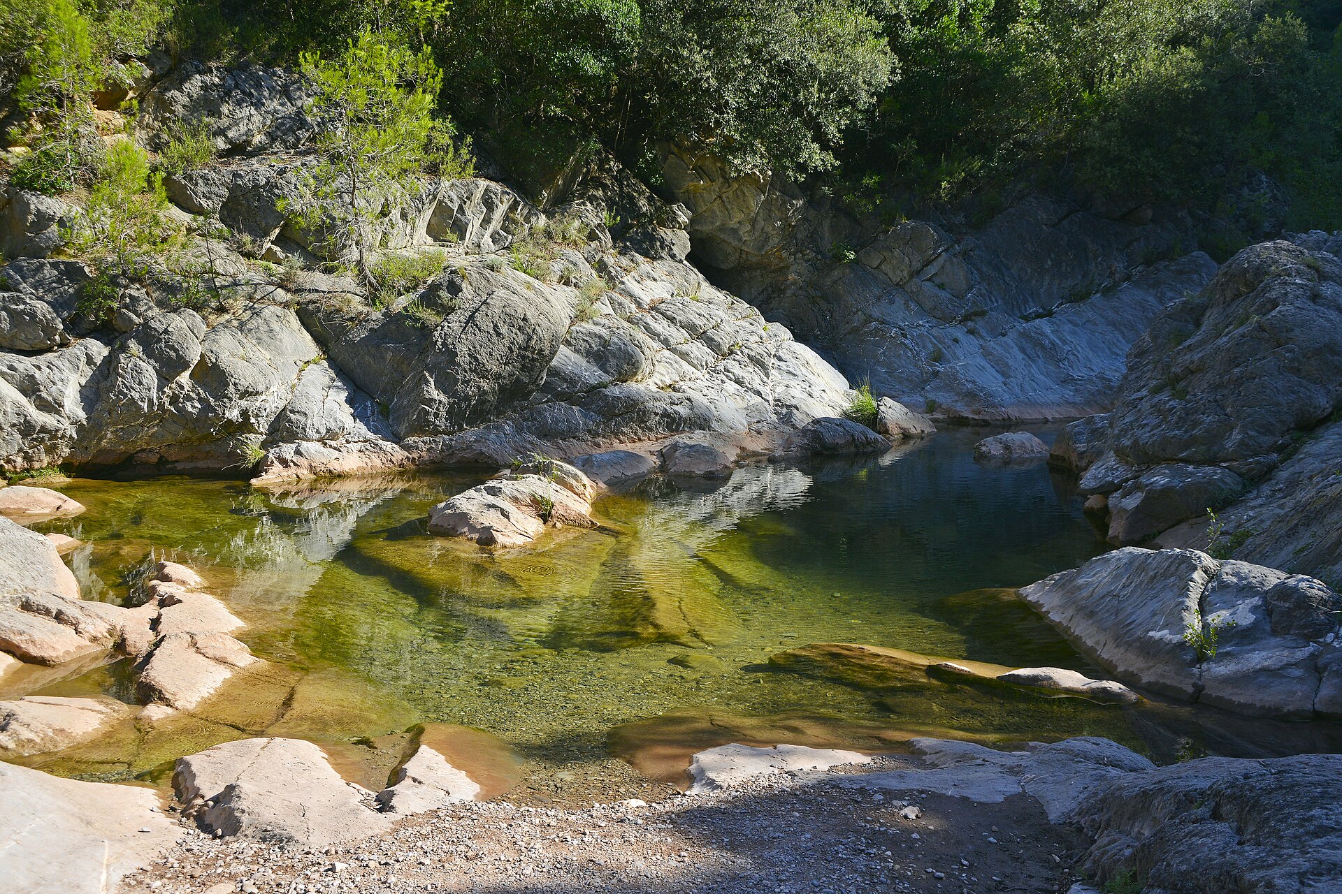 Gorgas de rio Muga - Alberto-g-rovi, CC BY 4.0 , via Wikimedia Commons.