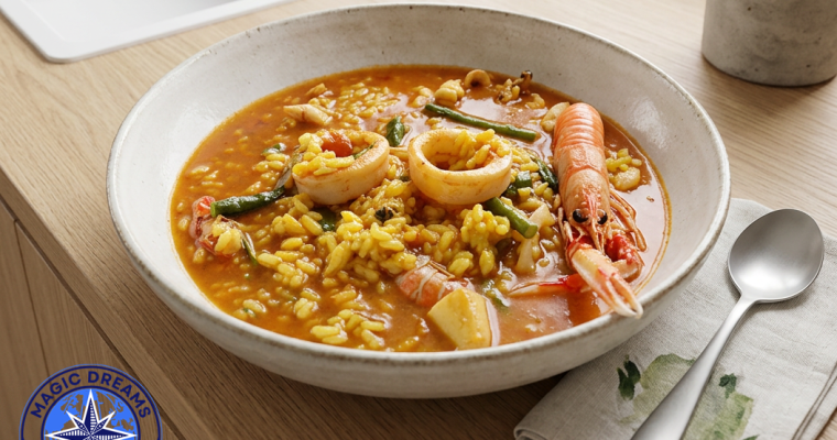 Brothy Seafood Rice.