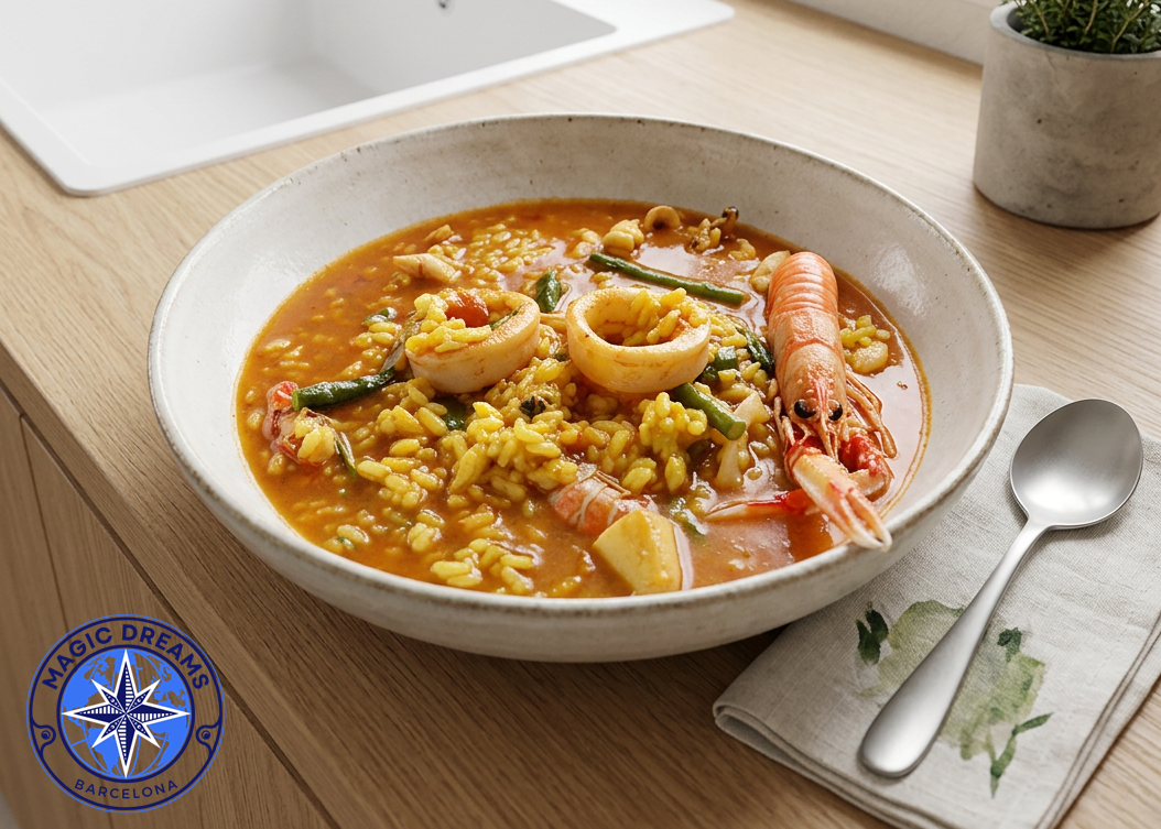 Brothy Seafood Rice.