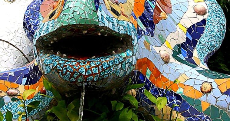 Park Güell by Antoni Gaudí.