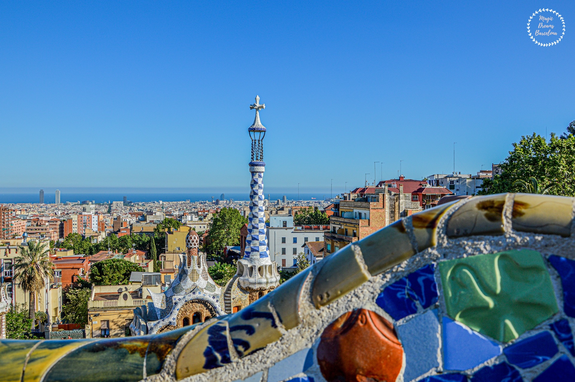 Park Güell by Antoni Gaudí.
