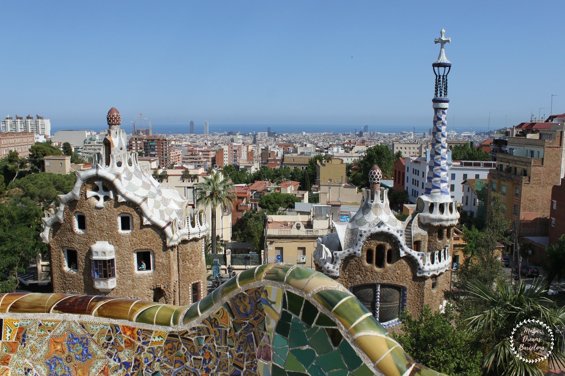Park Güell by Antoni Gaudí.