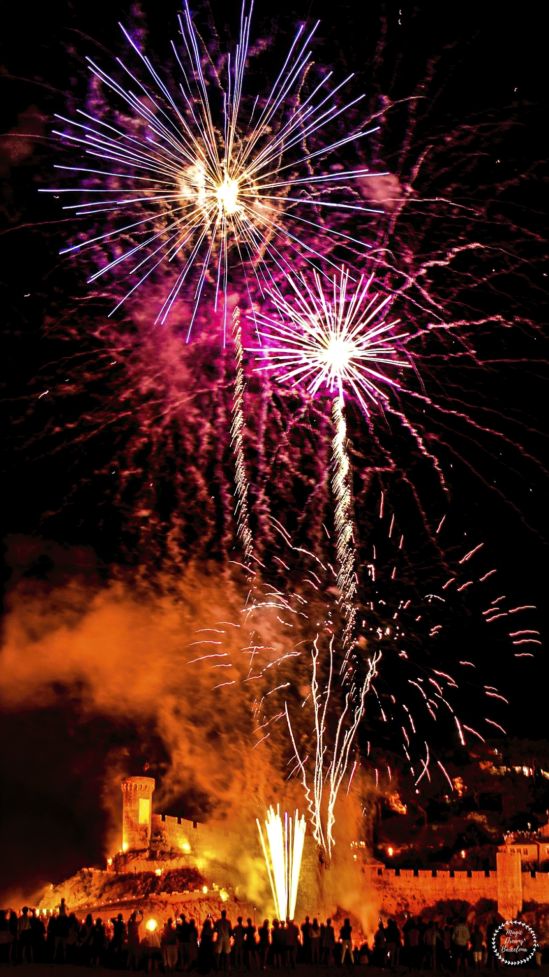 Fuegos Artificiales en Tossa de Mar.