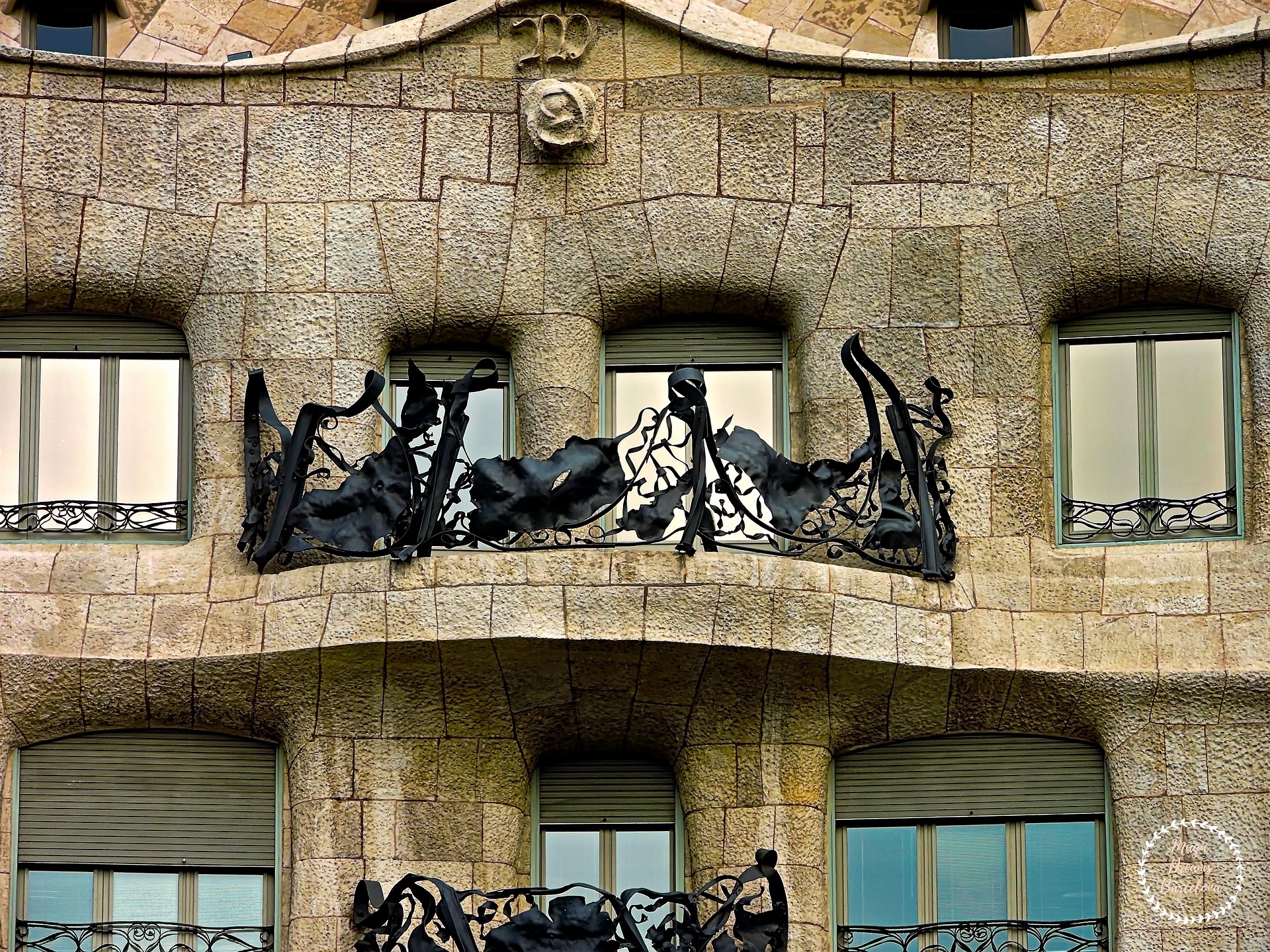 La Pedrera-Casa Milà del arquitecto catalán Antoni Gaudí.
