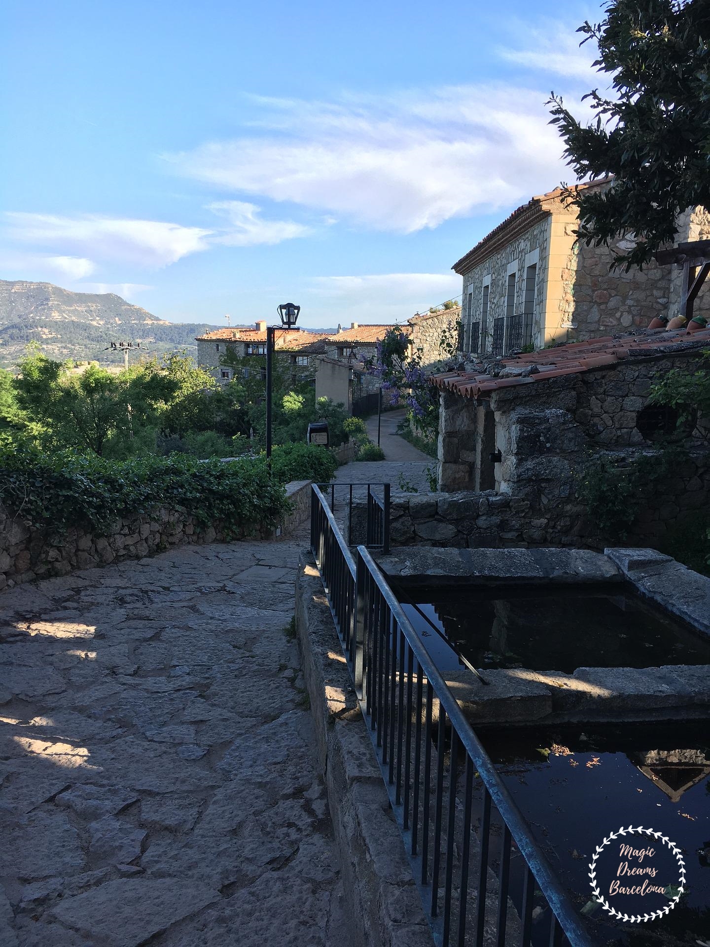 Detalle de la aldea medieval de Siurana.