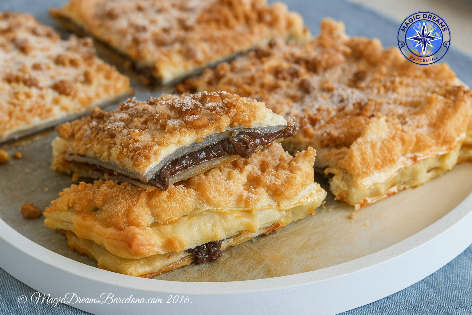 Coca de Llavaneres Chocolate Recipe — Authentic Catalan Pastry.