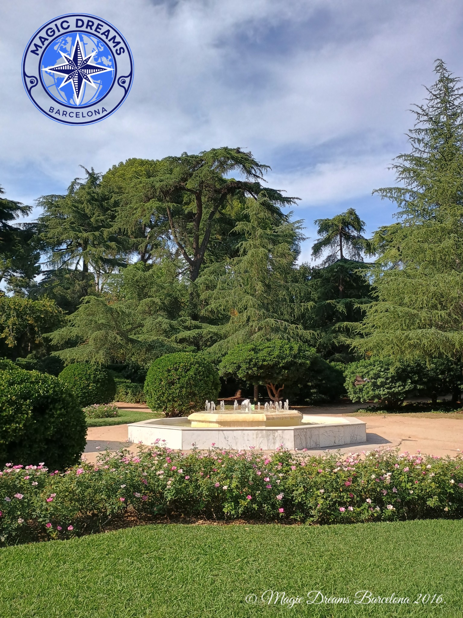 Jardines del Palacio Real de Pedralbes.