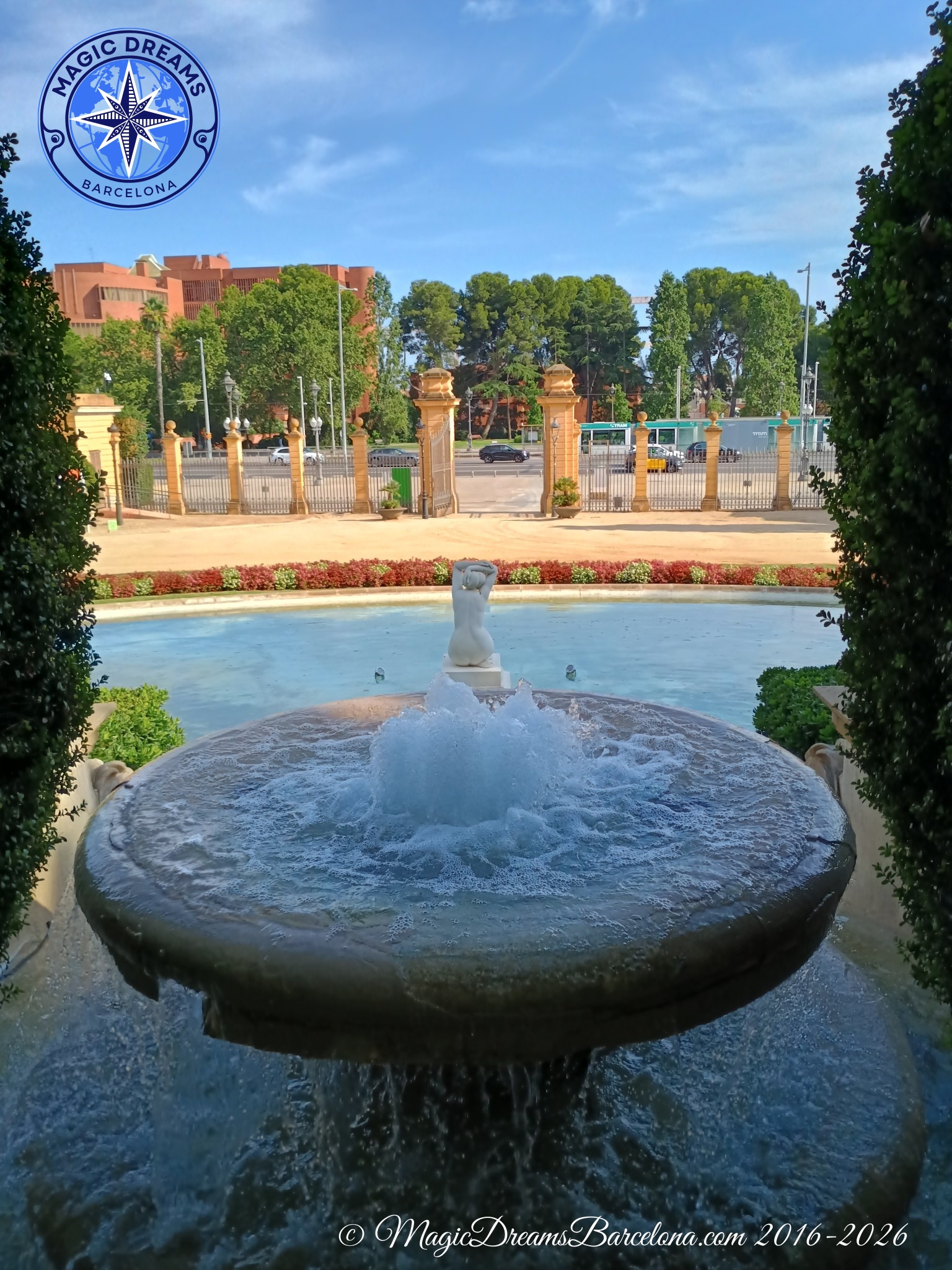 Jardines del Palacio Real de Pedralbes.