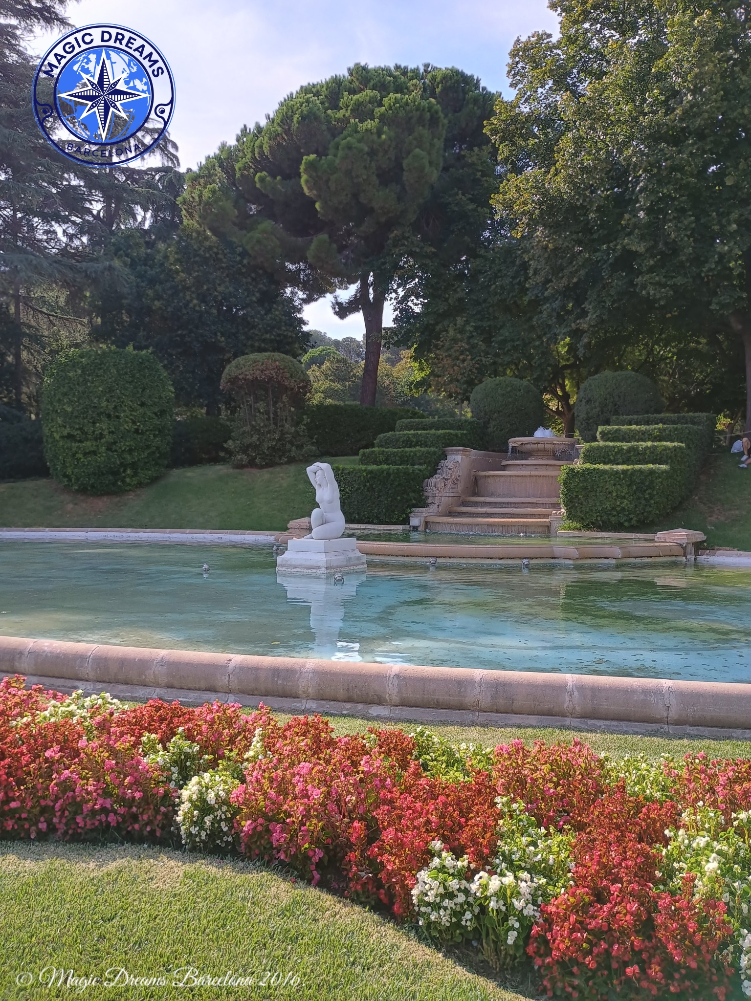 Jardines del Palacio Real de Pedralbes.