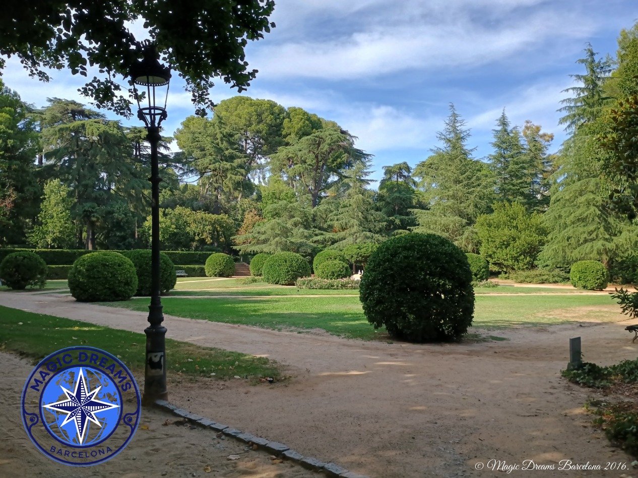 Jardines del Palacio Real de Pedralbes.